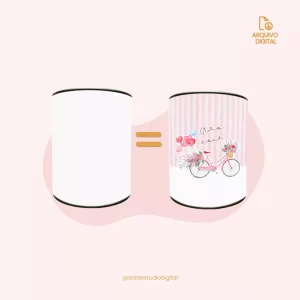 Mockup para tubo lata - 14x10