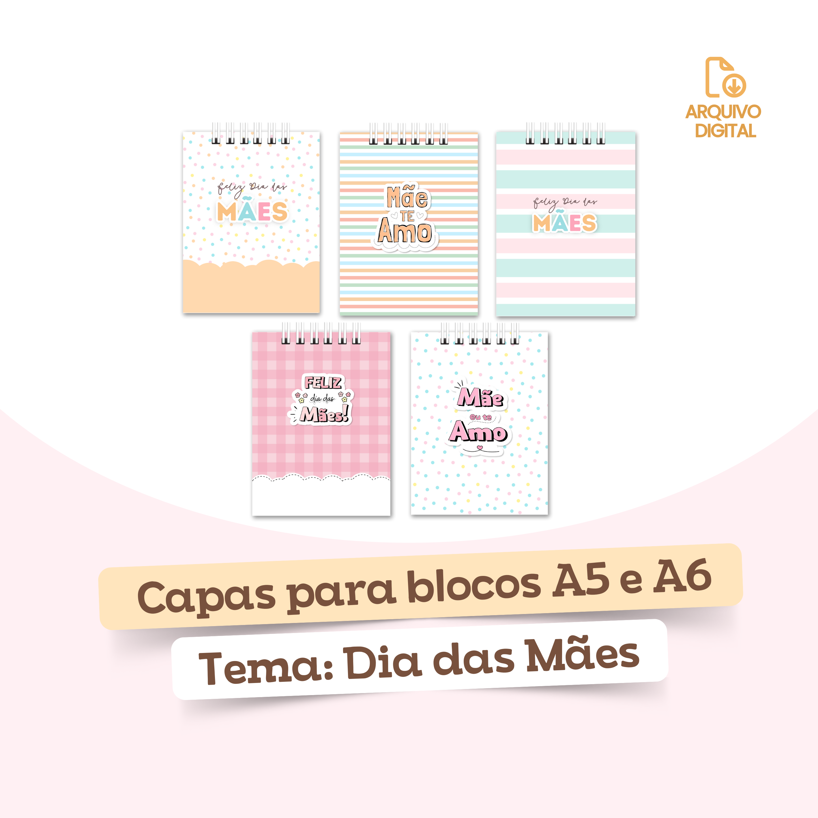 Capas para bloquinhos - Dia das Mães - Imagem 2