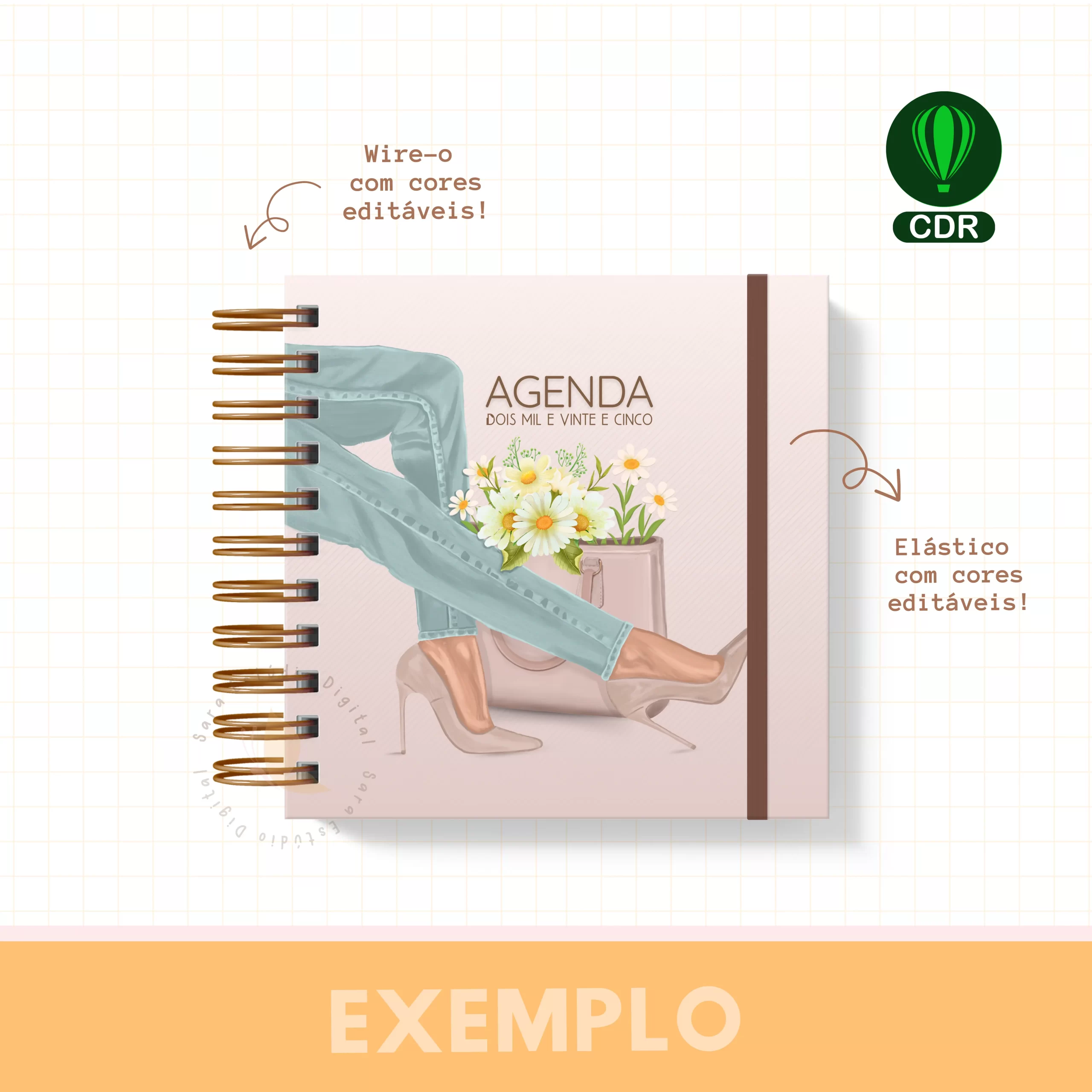 COMBO MOCKUPS PARA ENCADERNAÇÃO - CorelDRAW - Imagem 6