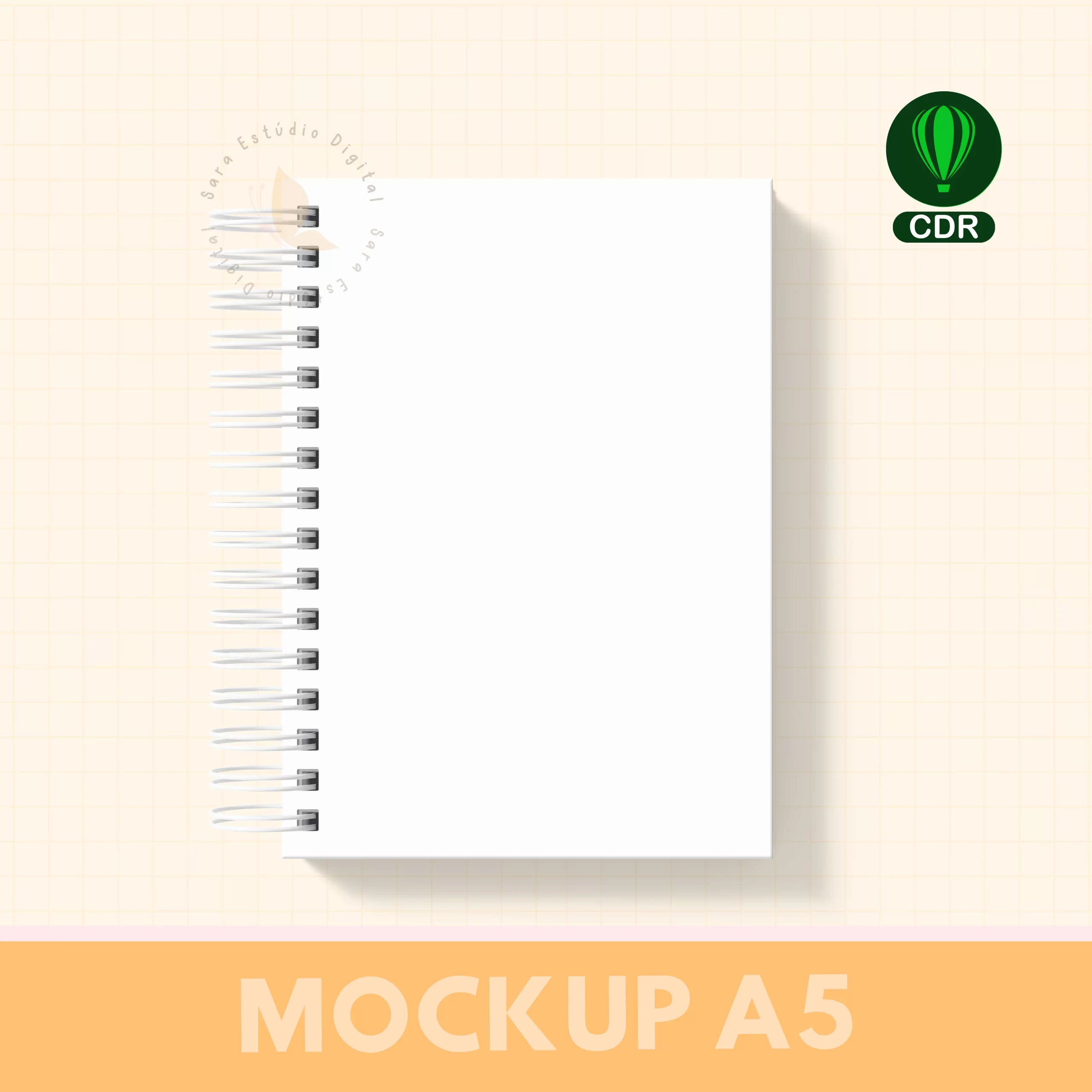 COMBO MOCKUPS PARA ENCADERNAÇÃO - CorelDRAW - Imagem 14