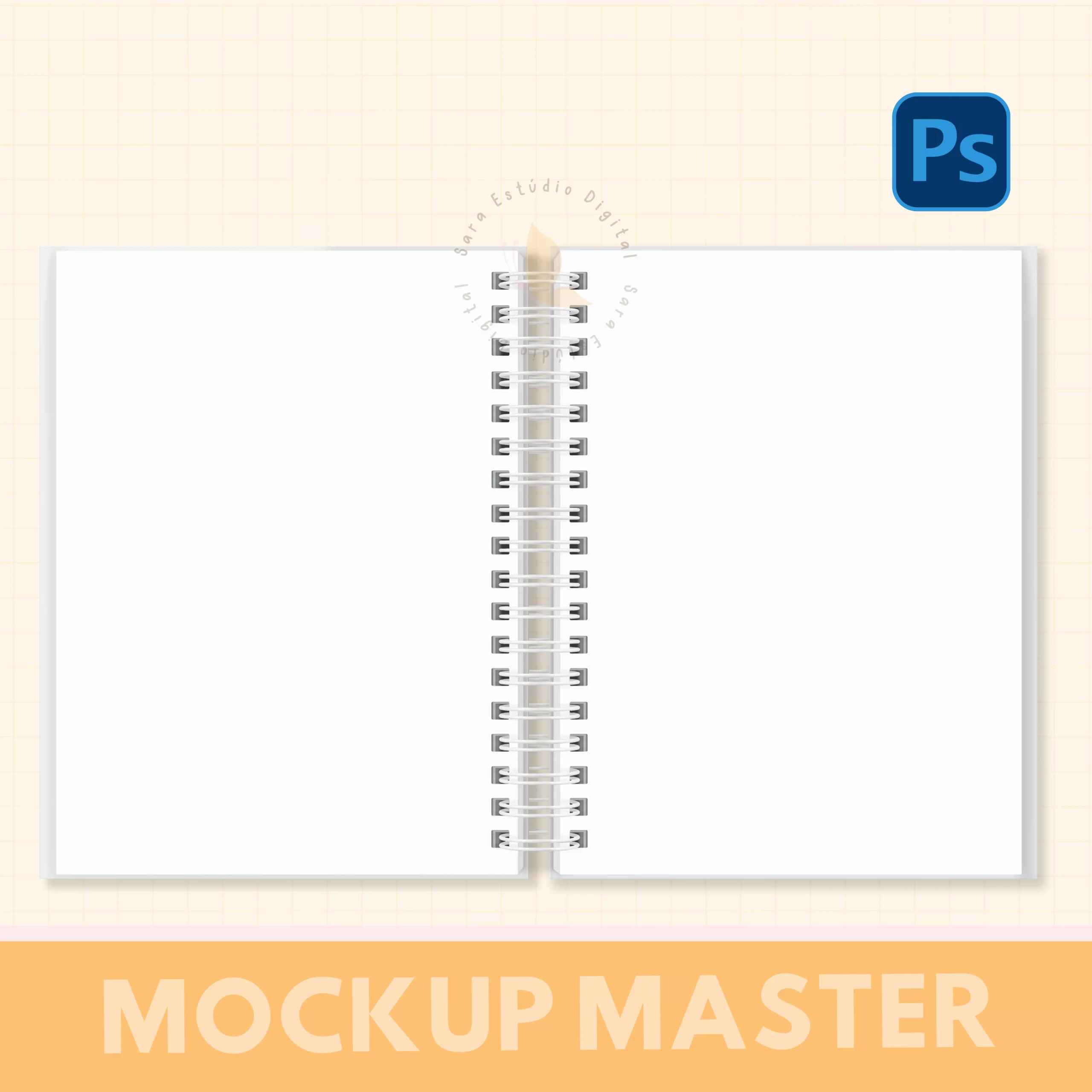 MOCKUP PARA ENCADERNAÇÃO - MASTER 17X23 - Photoshop - Imagem 2
