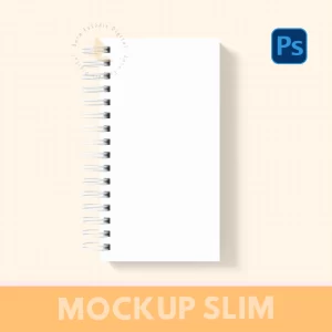 MOCKUP PARA ENCADERNAÇÃO - SLIM - Photoshop