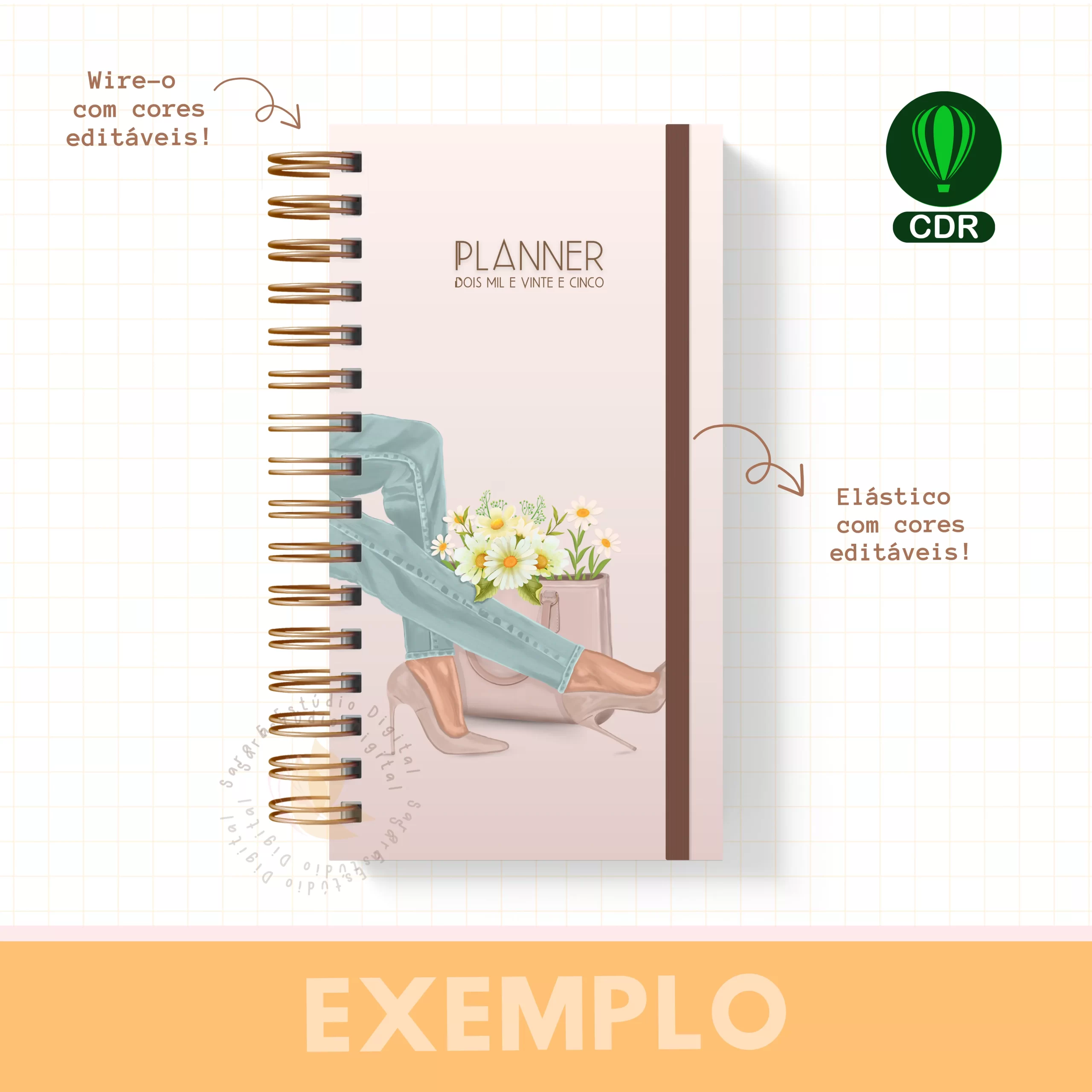 COMBO MOCKUPS PARA ENCADERNAÇÃO - CorelDRAW - Imagem 4
