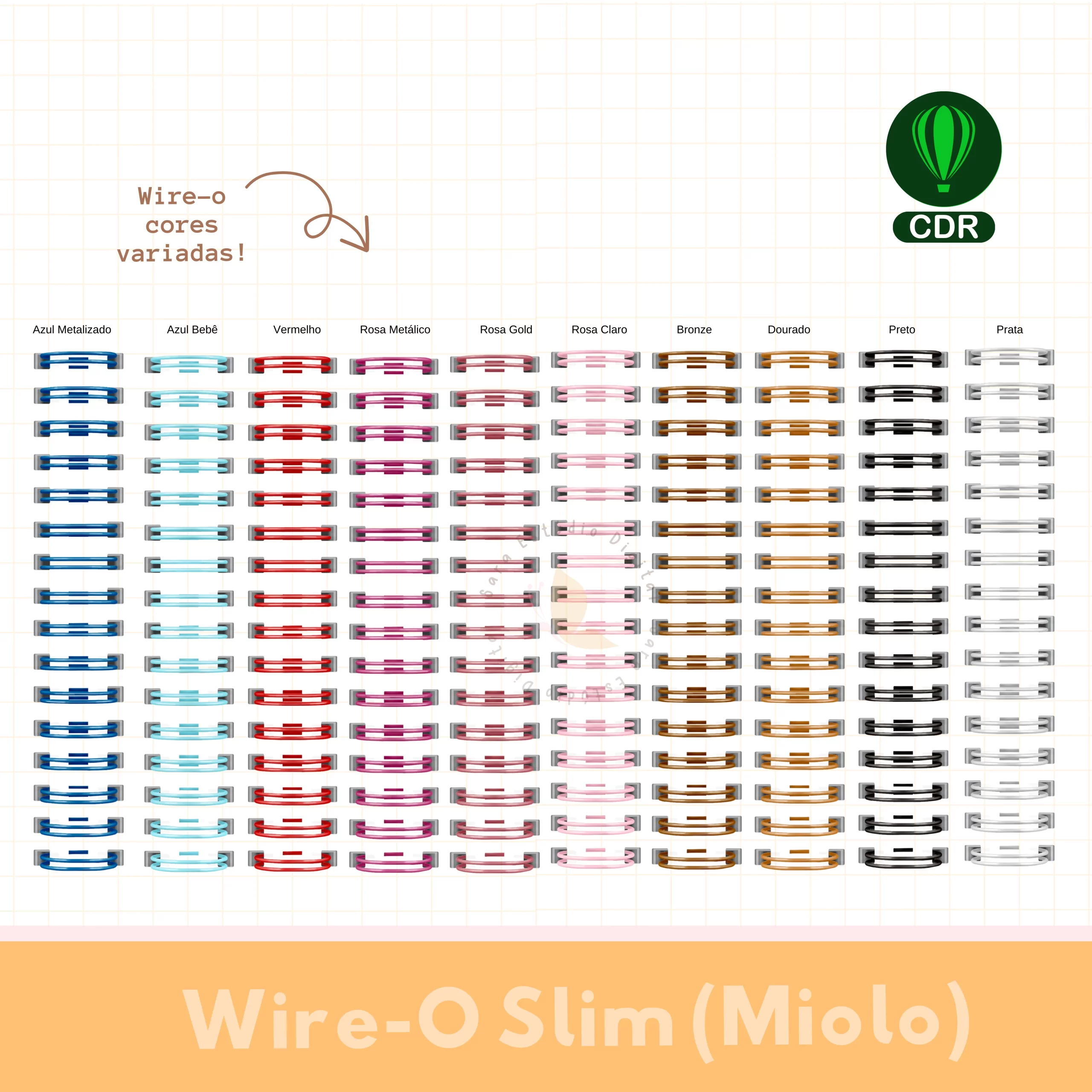 MOCKUP PARA ENCADERNAÇÃO - SLIM - CorelDRAW - Imagem 4