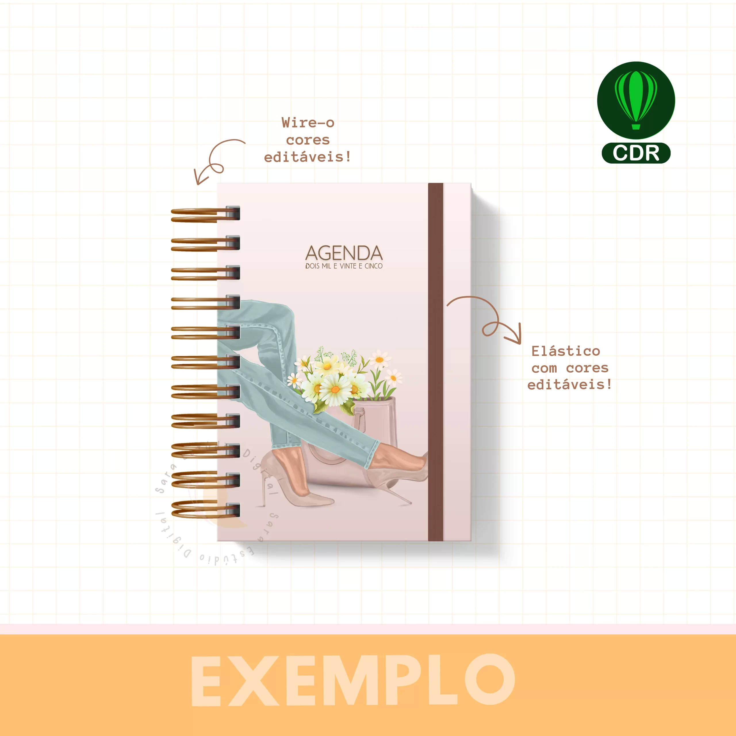 COMBO MOCKUPS PARA ENCADERNAÇÃO - CorelDRAW - Imagem 3
