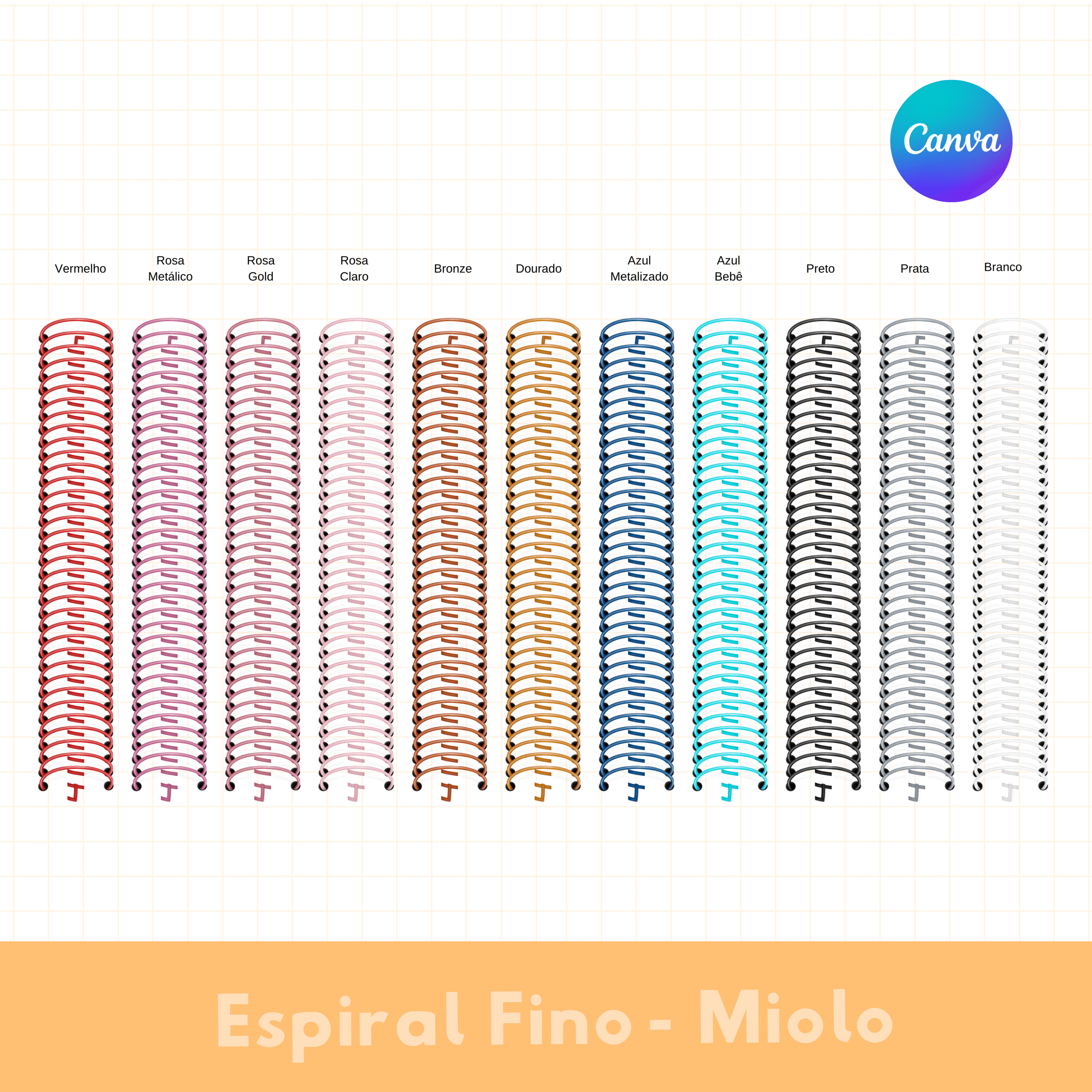 COMBO DE MOCKUPS PARA ENCADERNAÇÃO COM ESPIRAL - CANVA - Imagem 12