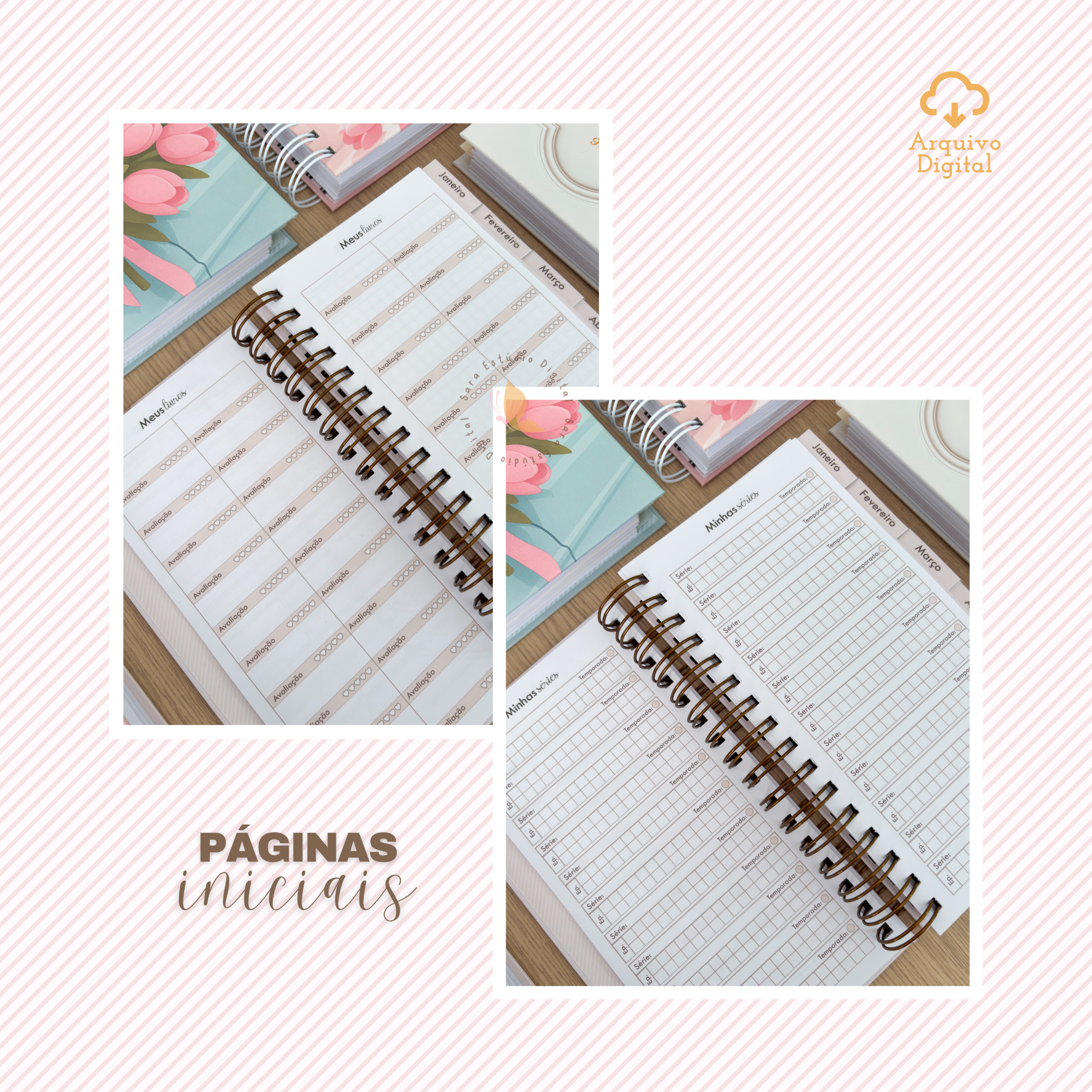 PLANNER SLIM 2026 - VERTICAL COM PAUTA EM 8 CORES - Imagem 8