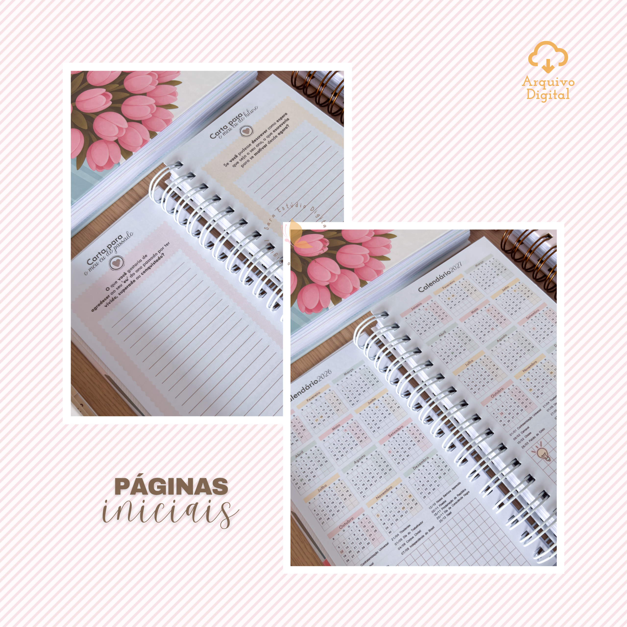 PLANNER SLIM NÃO DATADO - VERTICAL EM 8 CORES - Imagem 10