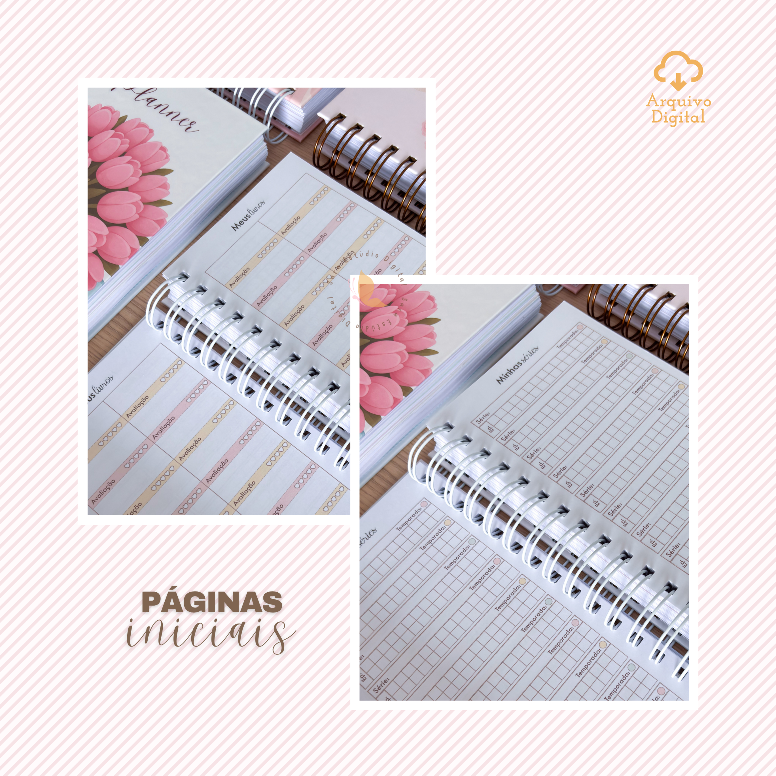 PLANNER SLIM NÃO DATADO - VERTICAL EM 8 CORES - Imagem 13