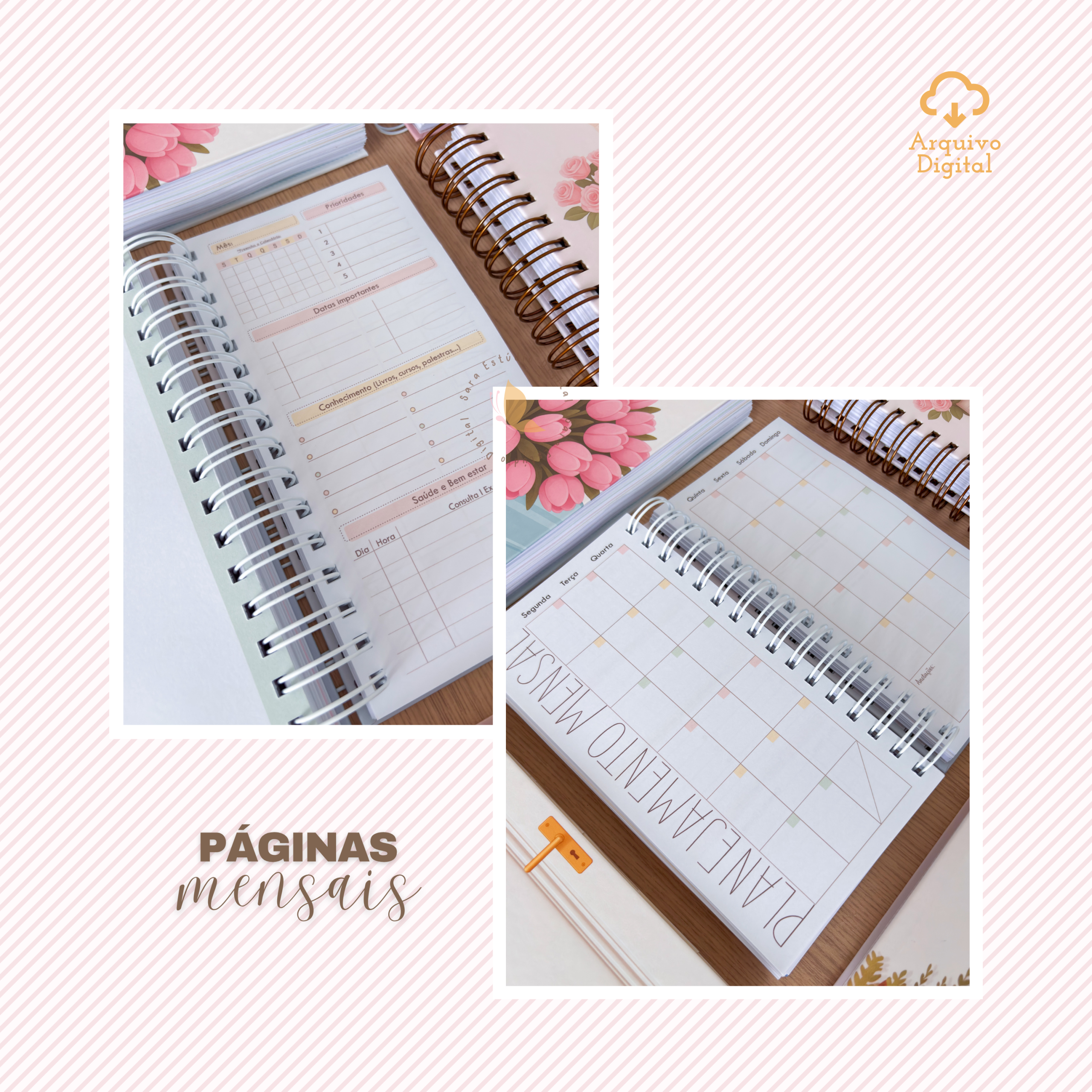 PLANNER SLIM NÃO DATADO - VERTICAL EM 8 CORES - Imagem 16