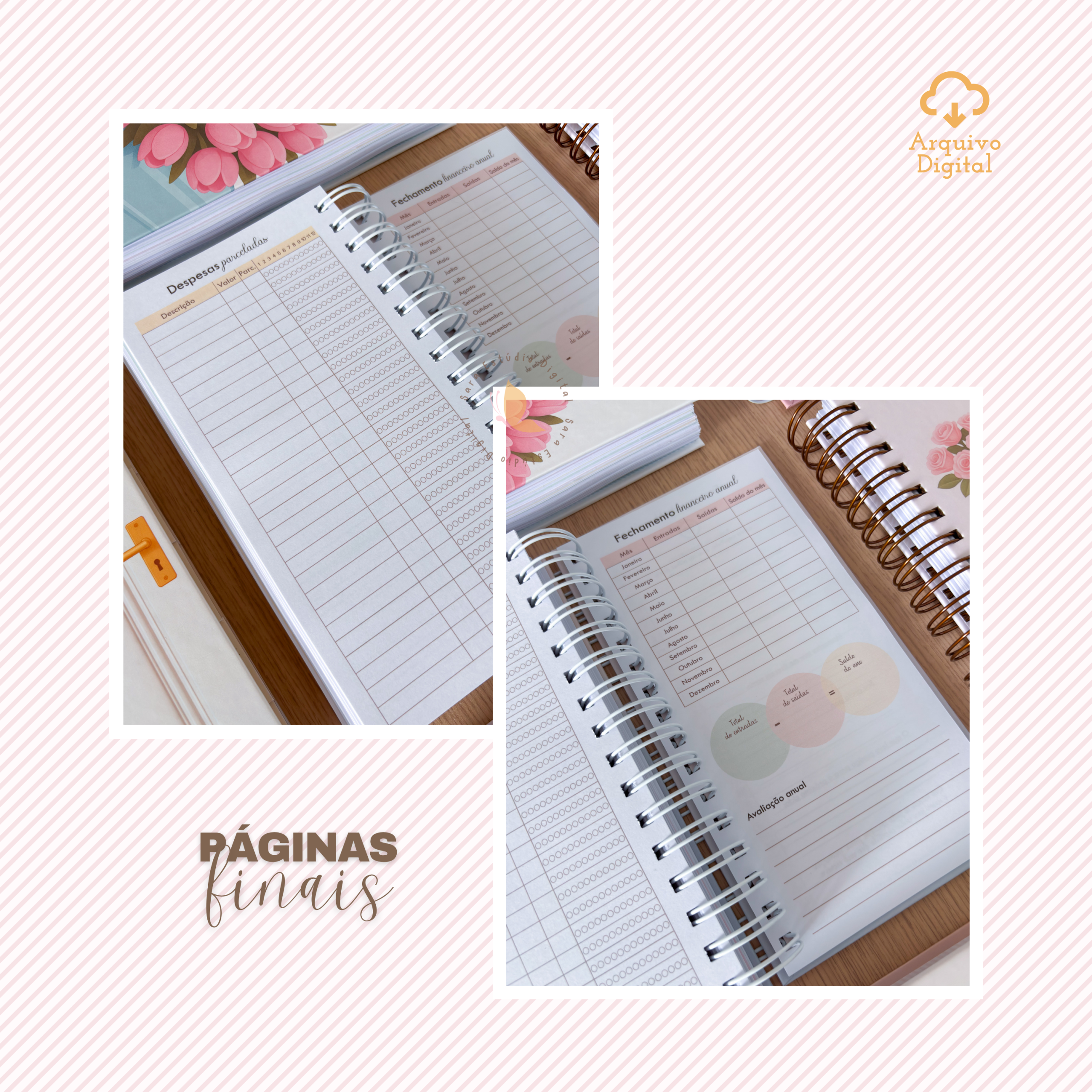 PLANNER SLIM NÃO DATADO - VERTICAL EM 8 CORES - Imagem 20