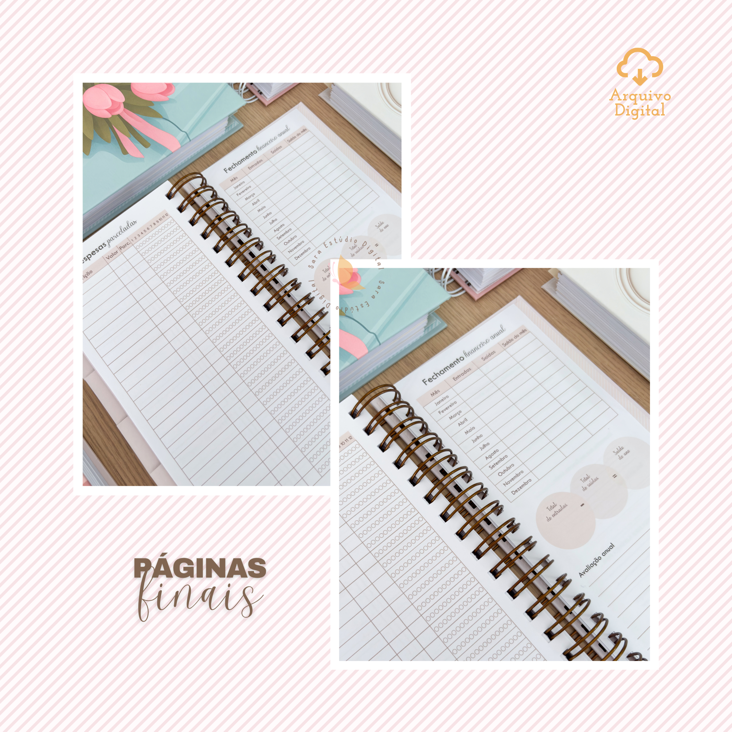 PLANNER SLIM 2026 - VERTICAL COM PAUTA EM 8 CORES - Imagem 14