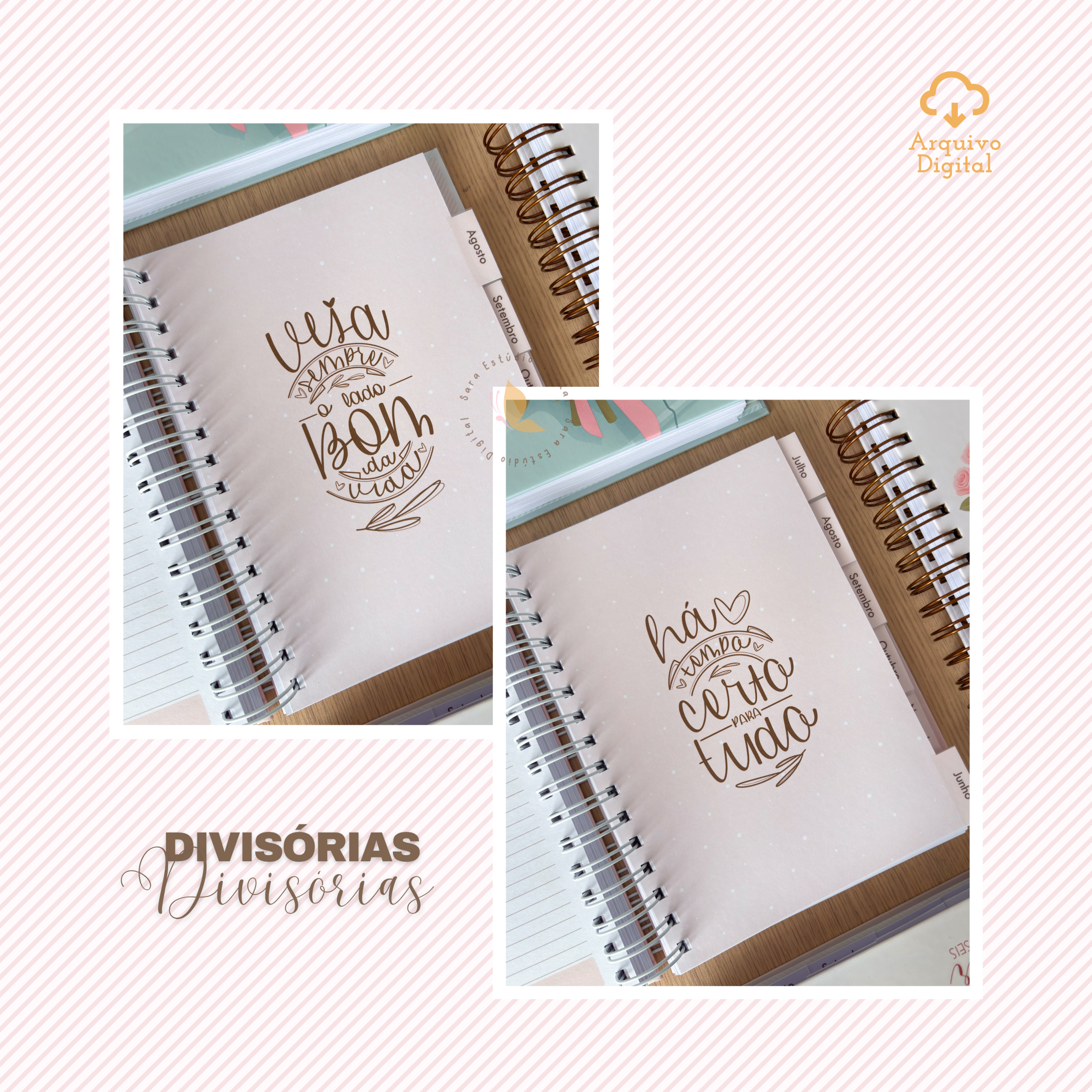 PLANNER A5 2026 - VERTICAL COM PAUTA EM 8 CORES - Imagem 12