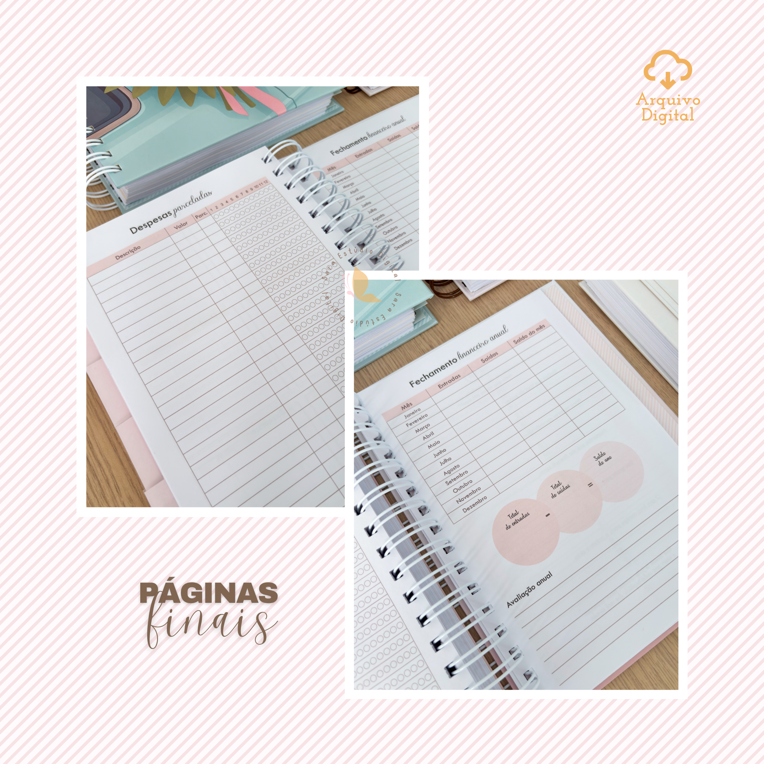 PLANNER A5 2026 - VERTICAL COM PAUTA EM 8 CORES - Imagem 17