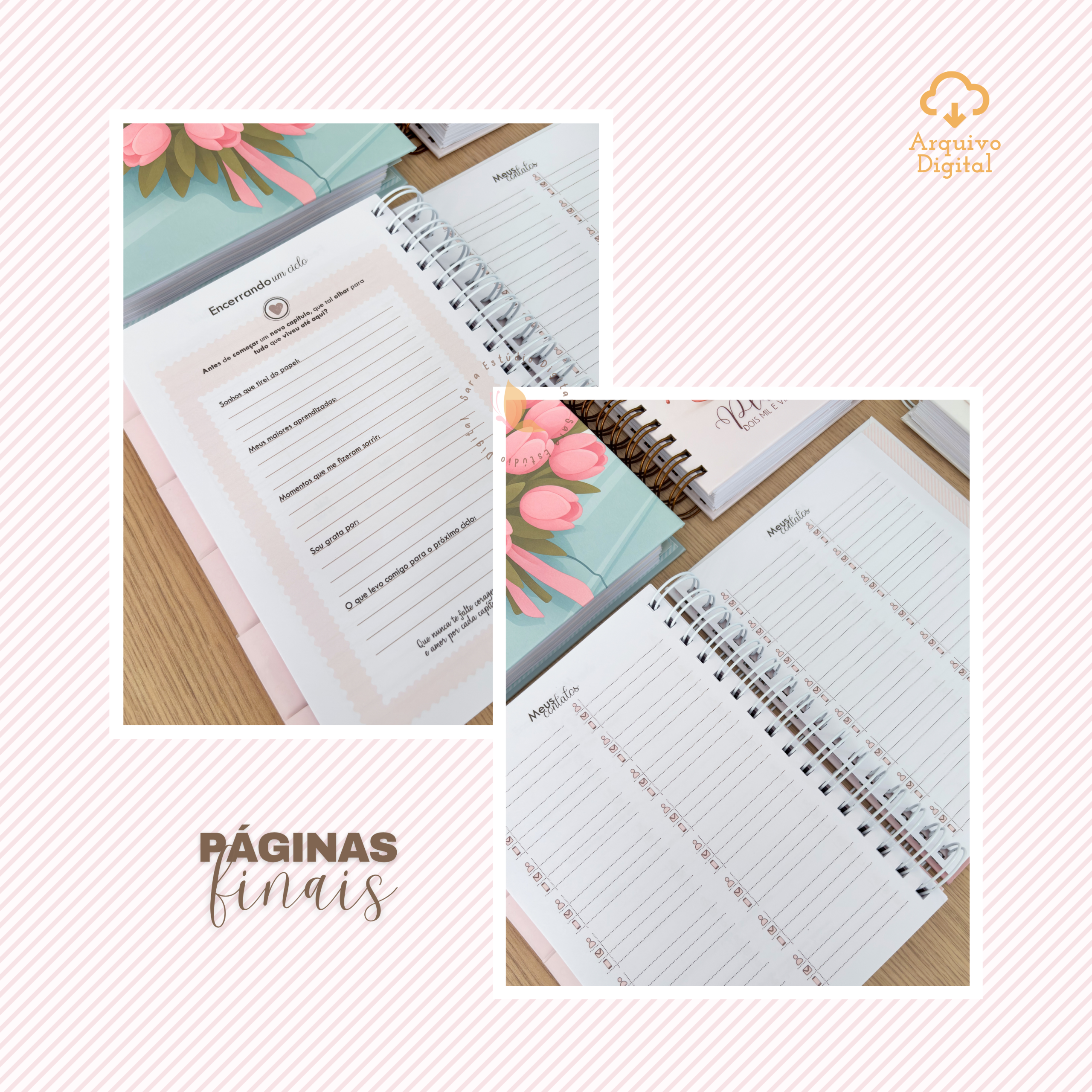PLANNER A5 2026 - VERTICAL COM PAUTA EM 8 CORES - Imagem 18