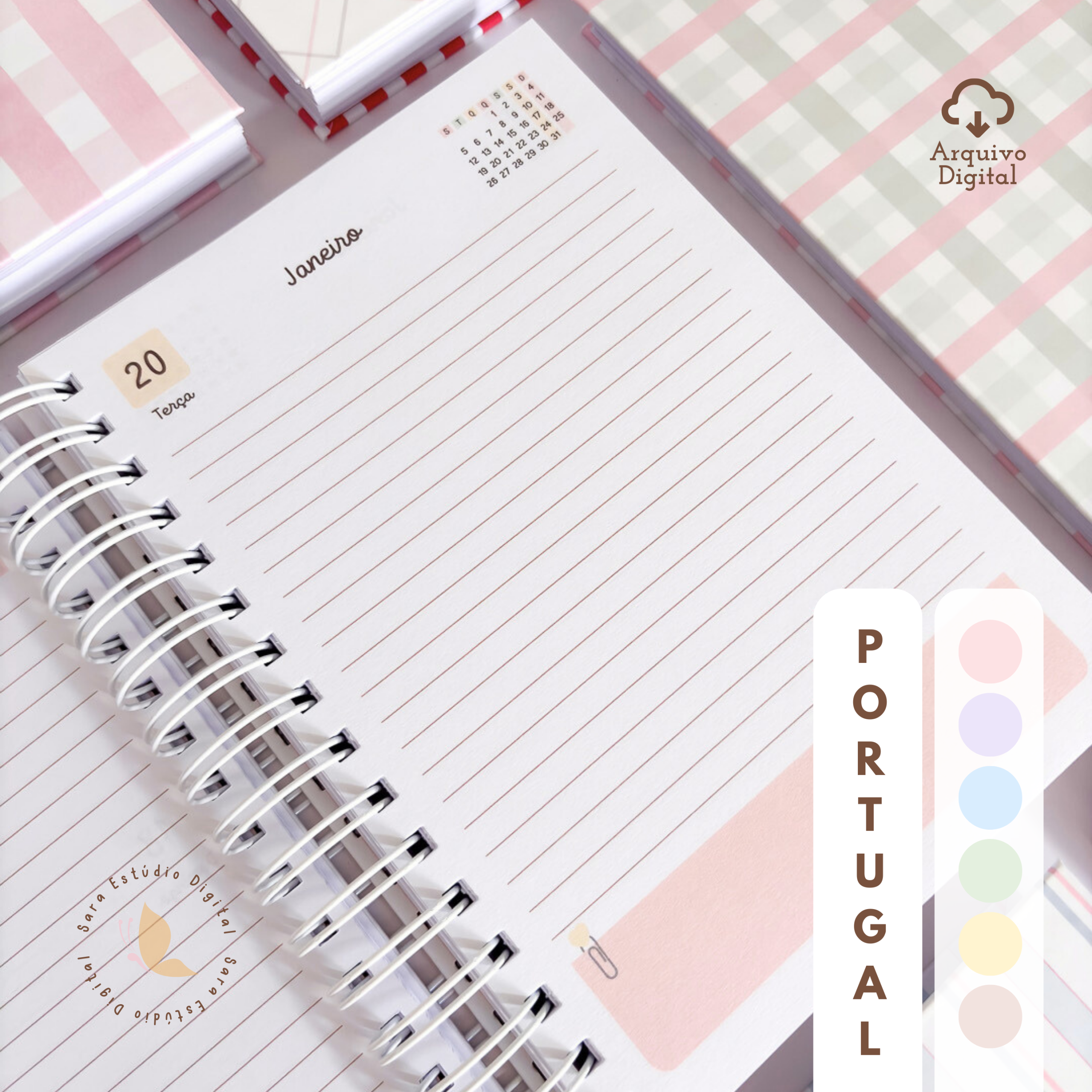 Agendas A5 2026 – Portugal