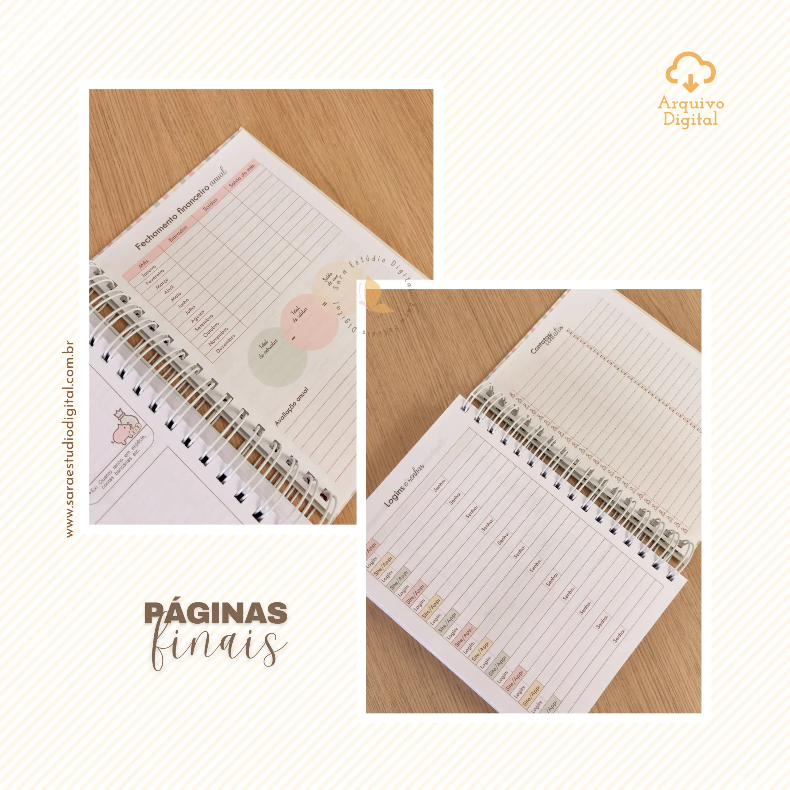 Agendamentos Nail Designer 2026 – 8 cores - Imagem 11