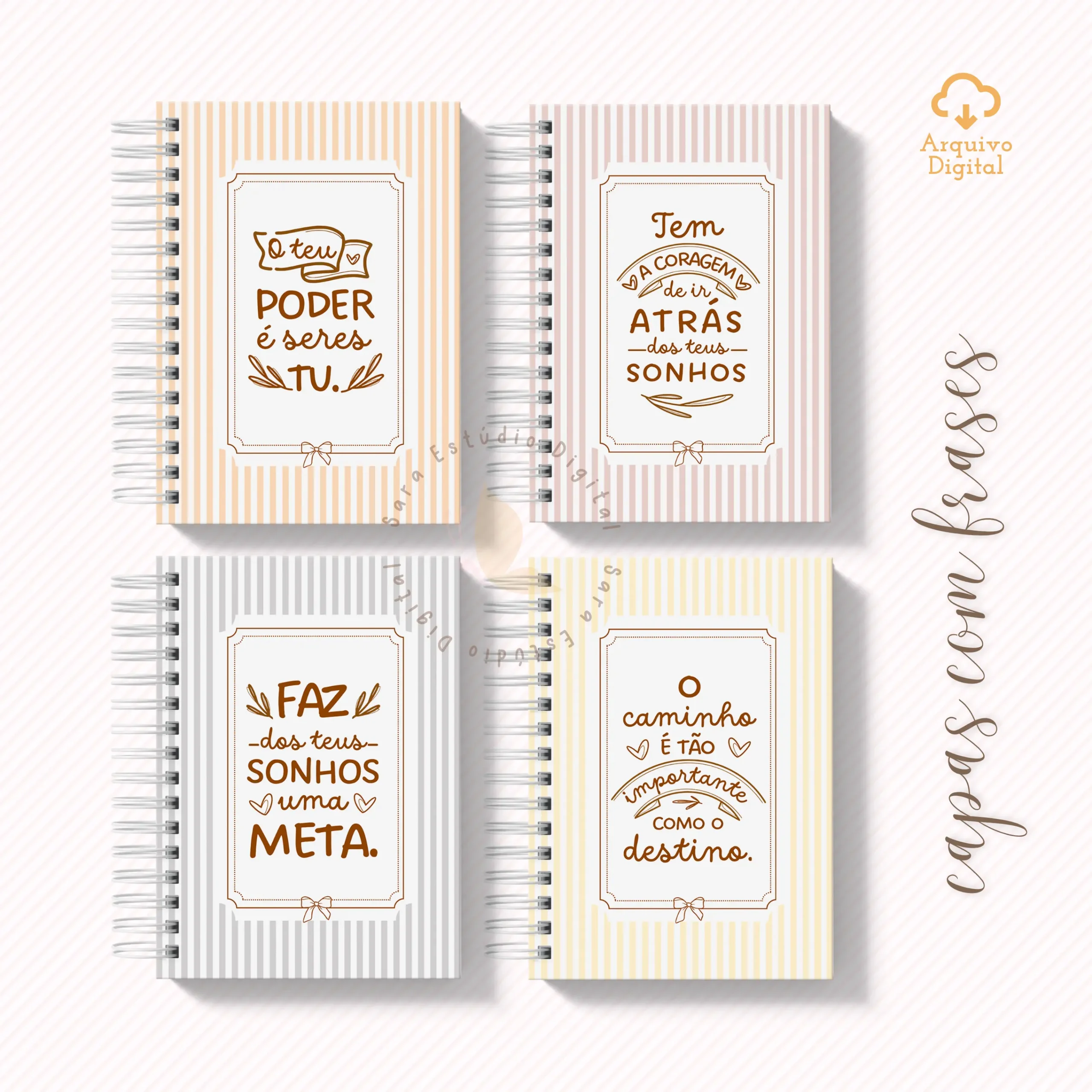 Arquivo digital: Planner semanal A5 2026 – 2 EM 1 – Portugal (8 cores) - Imagem 7