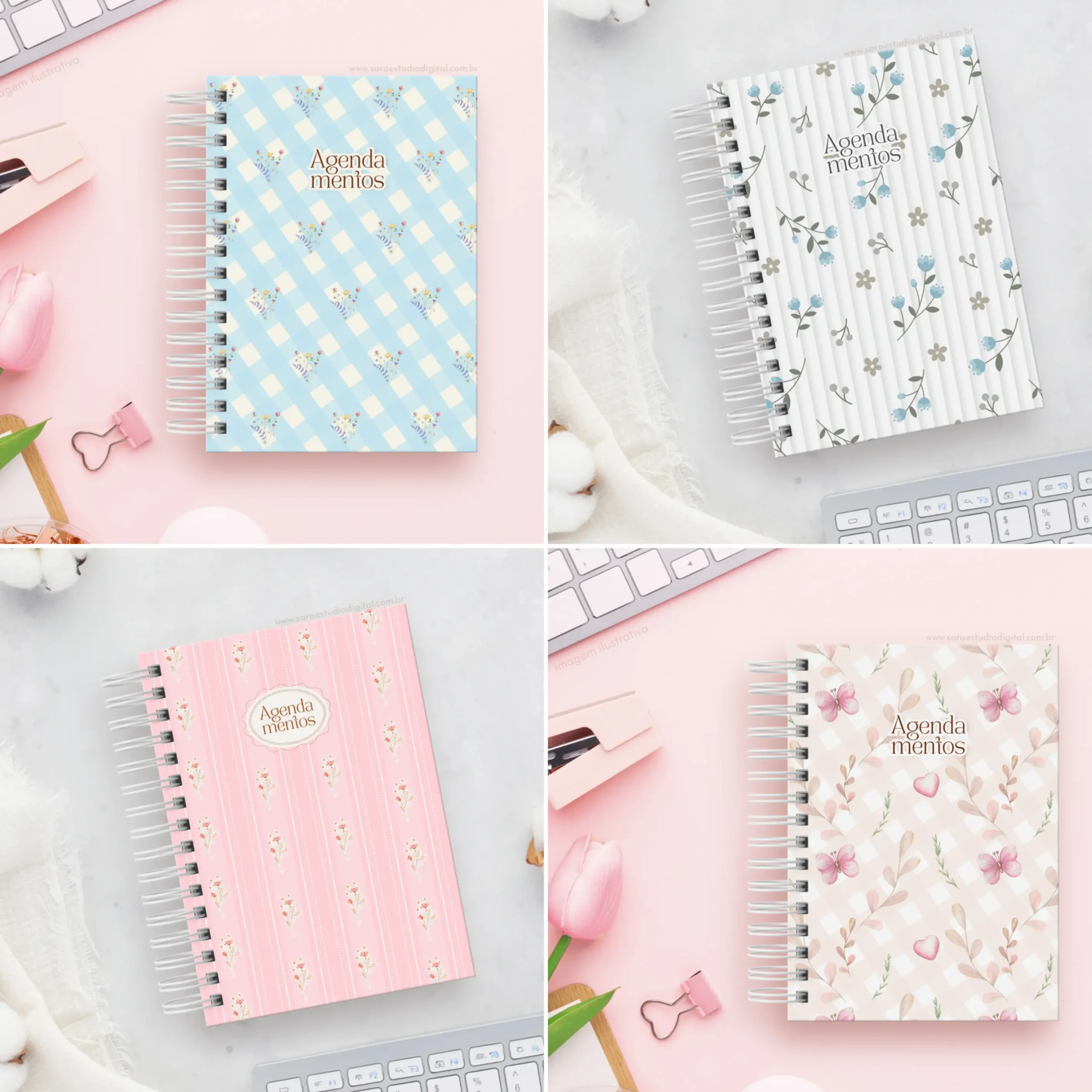 Agendamentos Nail Designer 2026 – 8 cores - Imagem 4