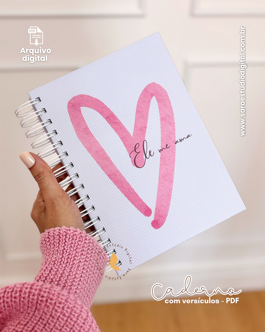 Arquivo digital - Caderno com versículos - Católico - Volume 1 e Volume 2 - Imagem 7