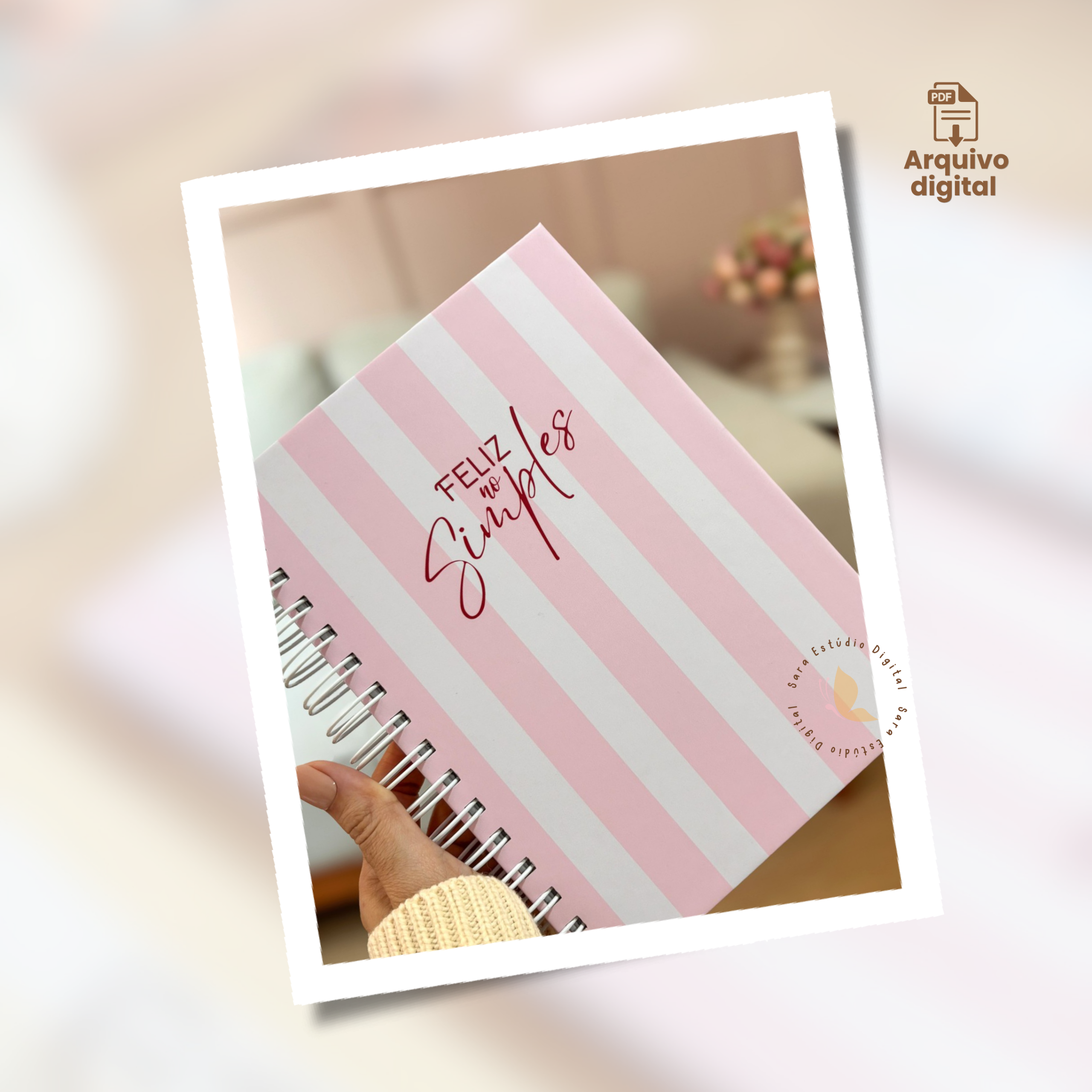 Arquivo digital Agenda não datada A5 - 1 e 2 DPP em 8 cores - Imagem 2