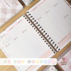 PLANNER MASTER 2027 – VERTICAL SEM PAUTA EM 9 CORES
